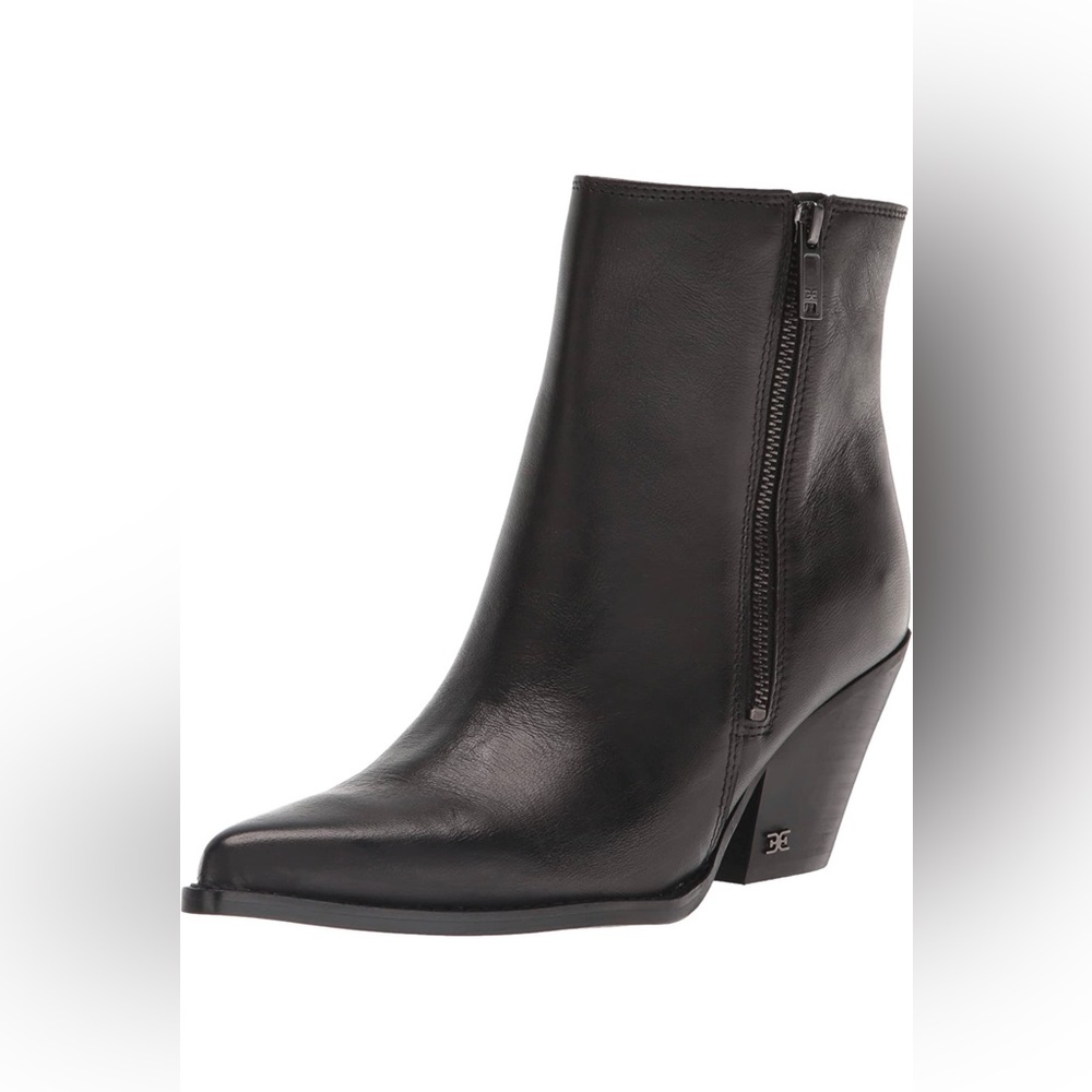 Sam Edelman Black Jane Leather Boots